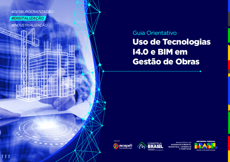 Ministério do Desenvolvimento, Indústria, Comércio e Serviços (MDIC), por meio do Projeto Construa Brasil, lançou nesta semana dois novos Guias Orientativos que apresentam as melhores práticas para gestão da produção em canteiros de obras e gestão operacional de edifícios já construídos, testando a inserção de conceitos da Indústria 4.0 aos modelos BIM (Modelo de informação de construção).

O Guia "Uso de Tecnologias I4.0 e BIM em Gestão de Obras" orienta sobre a forma de promover a integração do BIM e da Internet das Coisas (IoT), com o uso do Blockchain, visando ao efetivo controle das obras. Com essas técnicas, as empresas podem otimizar processos e reduzir desperdícios e custos, além de melhorar a qualidade e a eficiência das obras.

Com o título "Uso de Tecnologias da Indústria 4.0 e BIM na Gestão de Ativos", o segundo Guia aborda o uso de tecnologia de IoT e Computação em Nuvem para obter informações atualizadas sobre as condições de uso da edificação e seus sistemas. Com essa técnica, é possível realizar o monitoramento contínuo das condições dos edifícios e seus componentes, aumentando a segurança e a eficiência operacional das construções.

Estratégia BIM-BR

Os guias do Construa Brasil são fonte de orientação, em especial, para empresas desenvolvedoras de sistemas e para construtoras. Os novos materiais fazem parte da Meta 7 do Projeto, que tem o objetivo de “Estimular o Desenvolvimento e Aplicação de Novas Tecnologias Relacionadas ao BIM”.

A tecnologia BIM é uma das principais viabilizadoras da industrialização da construção, processo importante para aumentar a produtividade do setor. Por isso, o governo federal relançou a Estratégia BIM-BR como parte da Nova Indústria Brasil. A disseminação de tecnologia integrada de construção reduz os custos e o tempo de conclusão das obras e também contribui para a descarbonização.

BIM é a sigla em inglês para “Building Information Modelling” – em português, Modelagem de Informação da Construção. Trata-se de um conjunto integrado de processos e tecnologias que permite criar, utilizar, atualizar e compartilhar, colaborativamente, modelos digitais de uma construção, de forma a servir potencialmente a todos os participantes do empreendimento durante todo o ciclo de vida da construção.

Construa Brasil

Os novos guias orientativos do Construa Brasil fazem parte da união de esforços entre o governo e o segmento da construção civil, com olhos para a transformação digital do setor. A ideia é impulsionar a indústria da construção, tornando-a mais inovadora, forte, sustentável e competitiva e, consequentemente, mais produtiva, com a adoção de tecnologias digitais, inteligência artificial, internet das coisas e realidade virtual.

Também, no âmbito do Projeto já foram disponibilizados cursos EAD de Capacitação BIM para apoiar a digitalização do setor, tendo o BIM como a porta de entrada para essa transformação, divididos nos módulos: BIM - Conceituação básica, BIM - Fluxos de trabalho, BIM - Implantação, Interação e Interoperabilidade BIM e BIM - Projetos, Planejamento, Orçamentos e Contratos de Construção.

O projeto Construa Brasil é resultado do Termo de Colaboração celebrado entre o MDIC e a Rede Catarinense de Inovação (Recepeti). Todas as suas iniciativas visam a desburocratizar, digitalizar e industrializar o setor da Construção, promovendo a melhoria do ambiente de negócios e, consequentemente, gerando empregos, elevando o PIB nacional e contribuindo para a retomada da economia brasileira. 